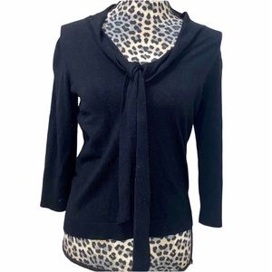 New York & Company Black Sweater Pullover Top